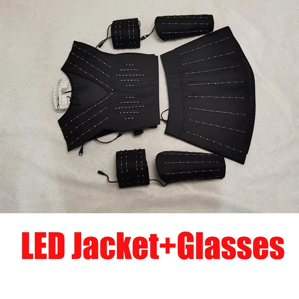 New Female Lighting Up Suits LED Costumes for Entertainment Show Dance Performance Party Nightclub Celebration Event