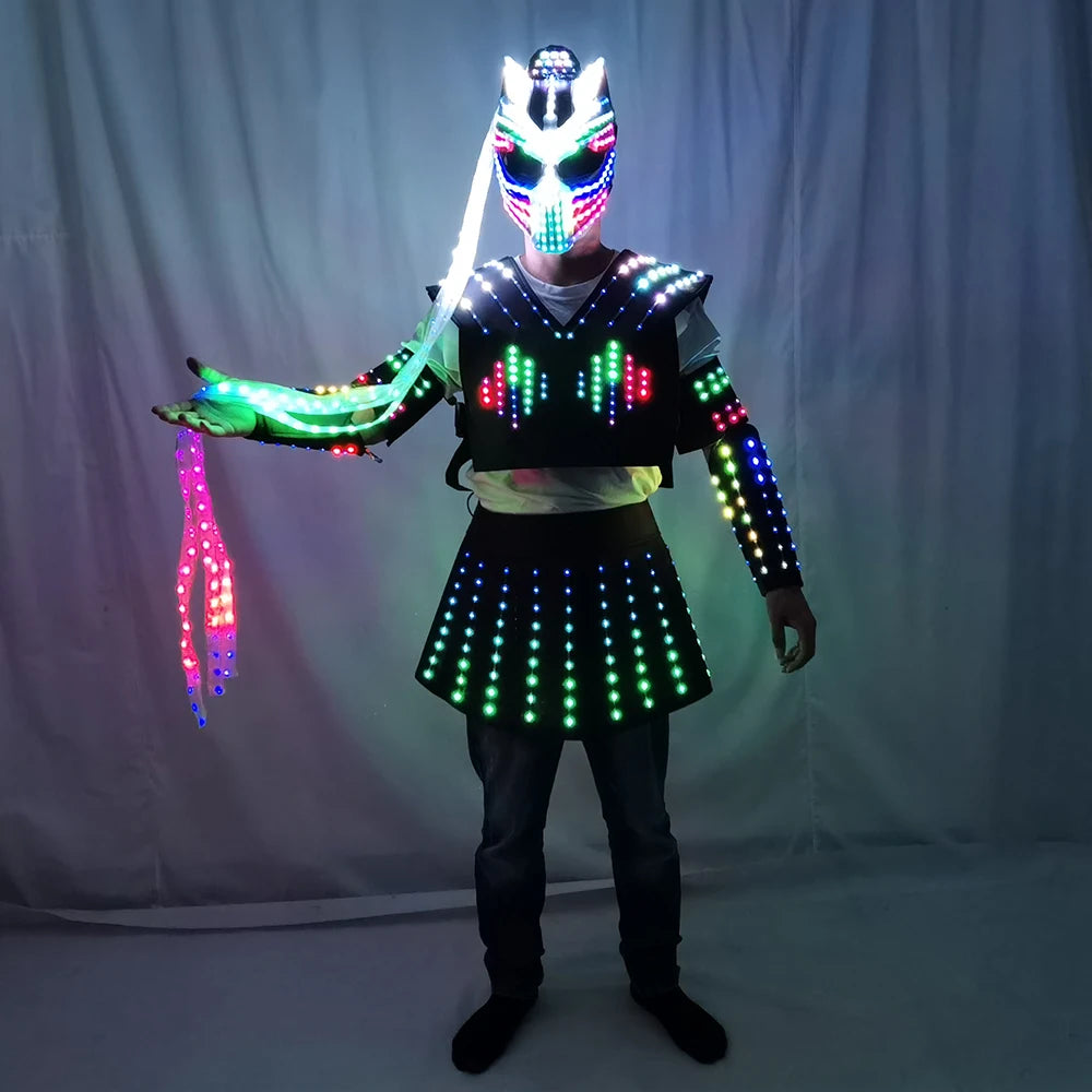 New Female Lighting Up Suits LED Costumes for Entertainment Show Dance Performance Party Nightclub Celebration Event