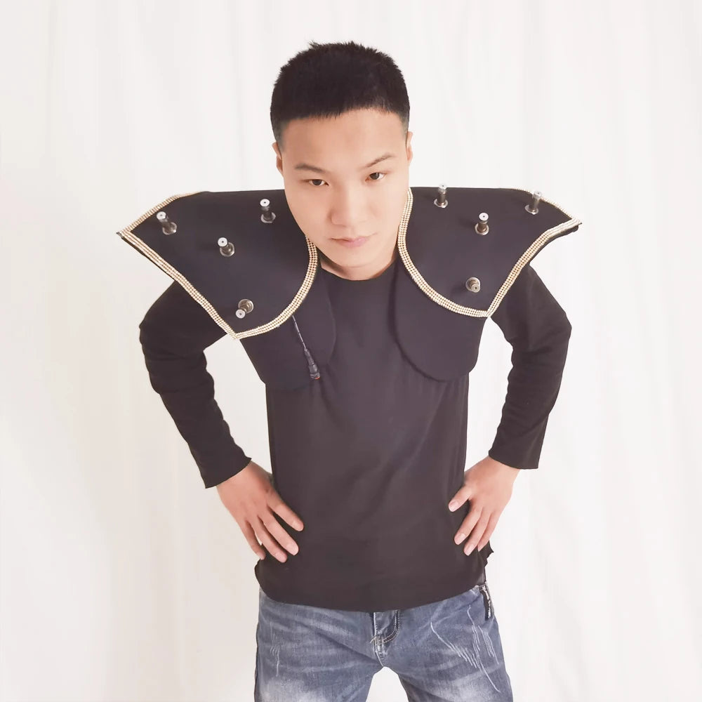 Green Laser Luminous Suits Lazer Armour Clothing LED Dance Tron Robot Costume Night Club Gloves Glasses for Laser Show