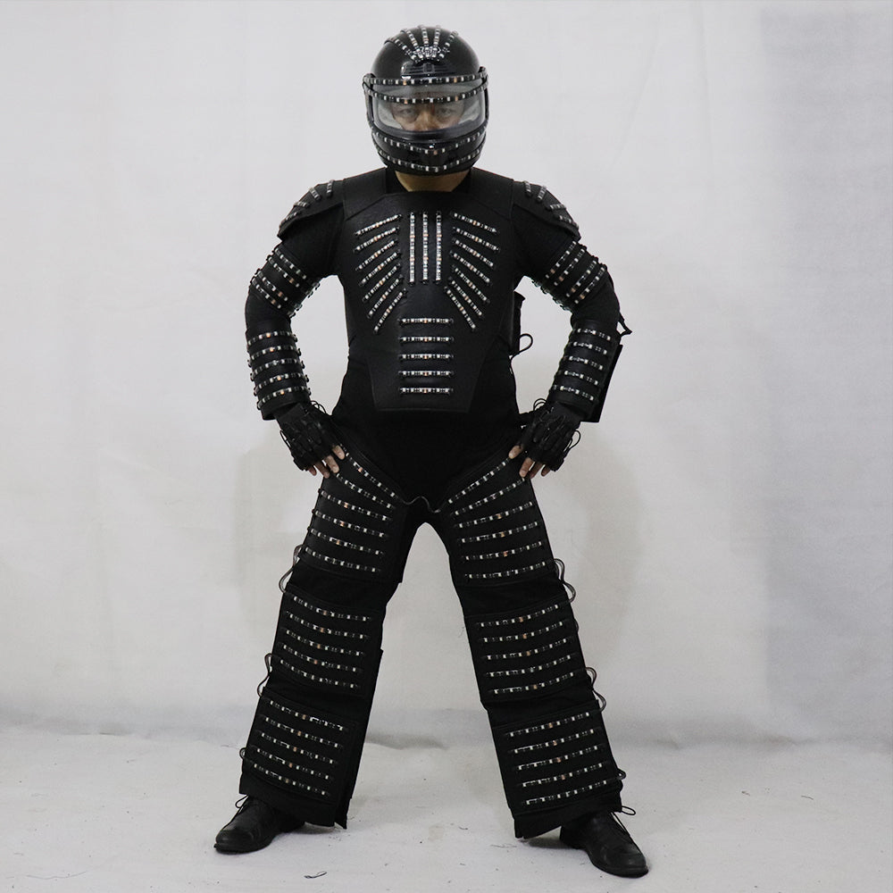 Traje de robot LED Ropa de robot DJ Traje Party Show Trajes luminosos para bailarín Fiesta Performance Electronic Music Festival DJ Show