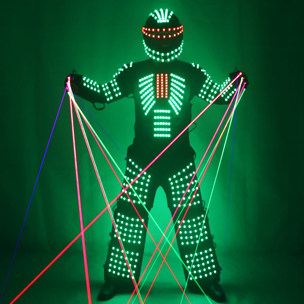 LED Robot Costume Robots Clothes DJ Traje Party Show Glow Suits  for Dancer Party Performance Electronic Music Festival DJ Show