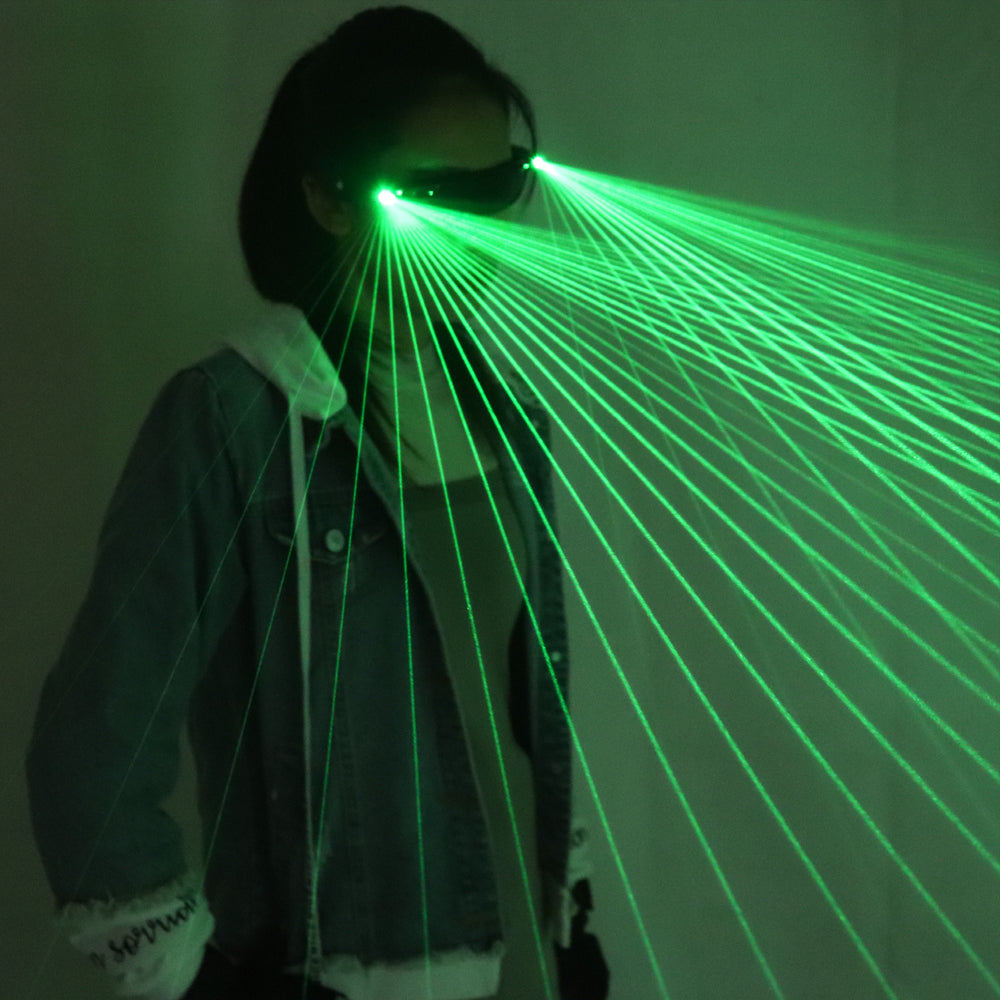 Green Laser Glasses Light Dancing Stage Show DJ Club Party Green Laserman Show Gloves Multi Beams