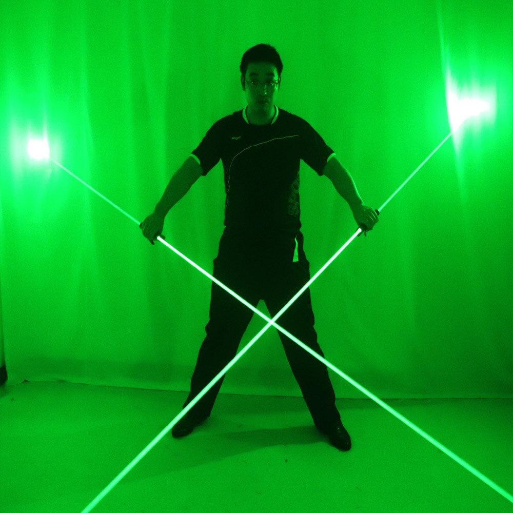 Mini Dual Direction Green Red Bule Laser Sword For Laser Man Show