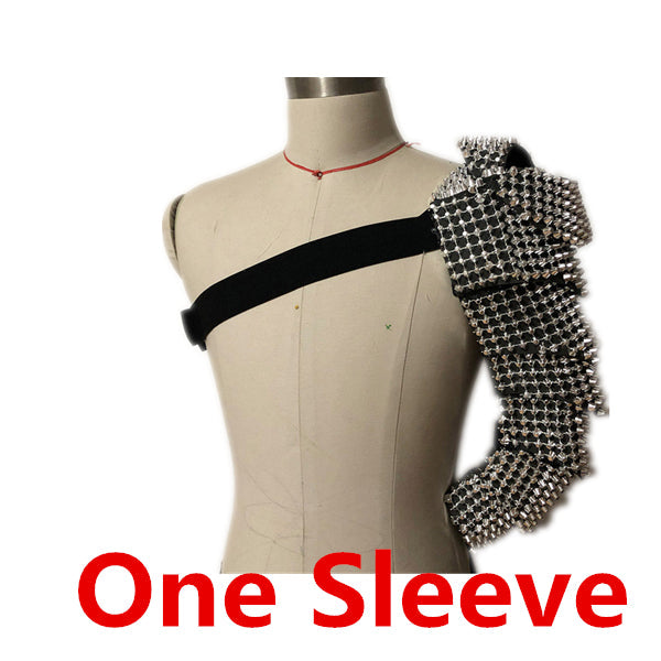 Festival Outfit Männer römischen Ritter Cosplay Kostüm GoGo Tänzer Kostüm Party Bühne handgemachte Spiegel Kostüm Nachtclub