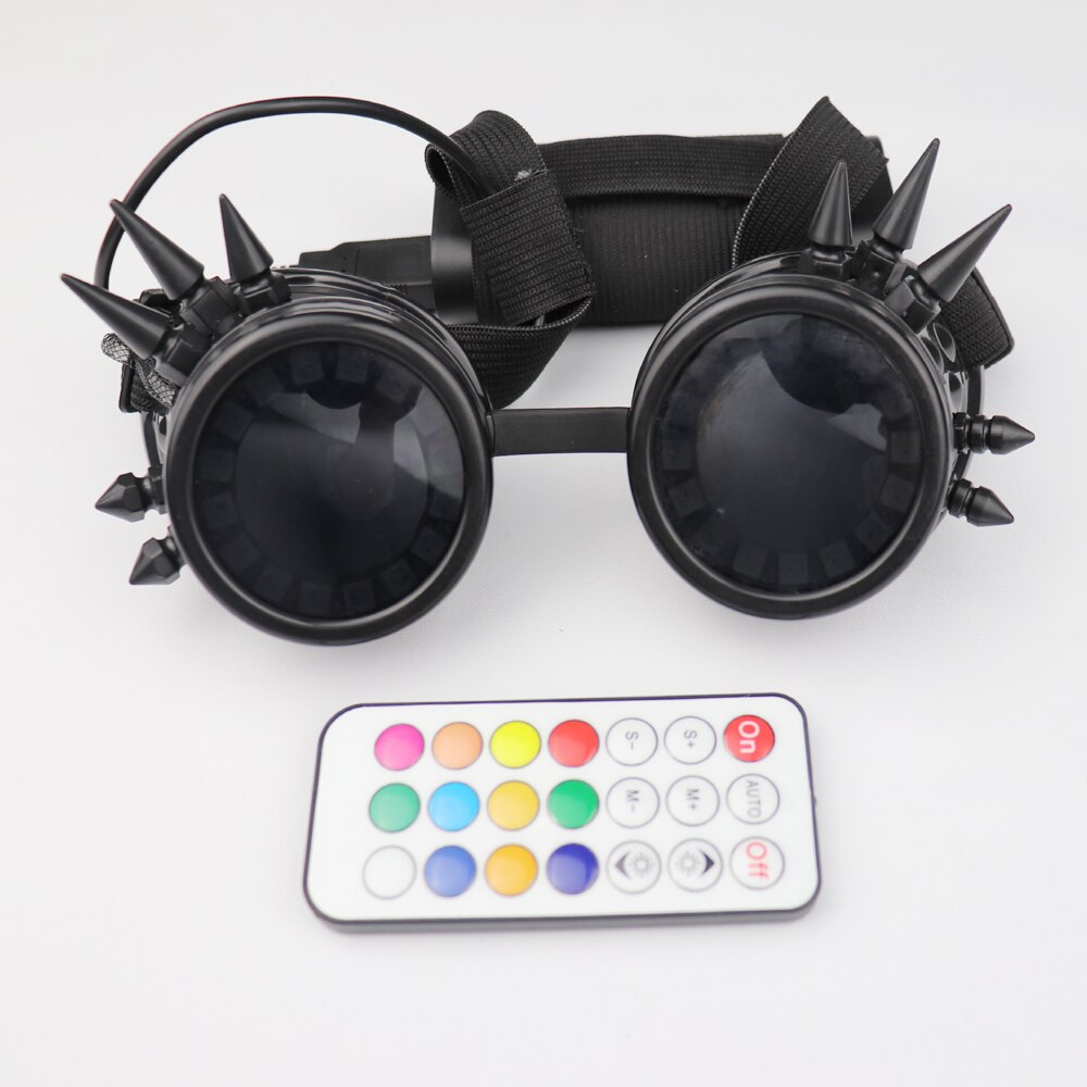 Pixel Pro LED Goggles Kaleidoscope Lenses Over 350 Modes Intense Lights