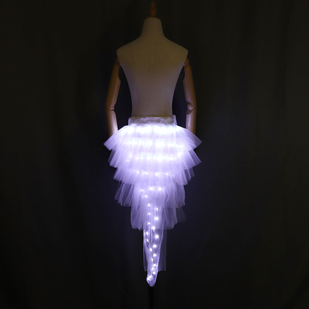 Fashion Dance LED Tutu Skirt Up Neon Fancy Rainbow Mini Tutu Fancy Costume Adult Light Skirt TFS Corset Tutu Skirtr