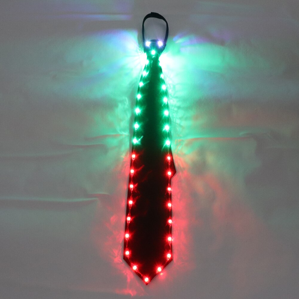 New LED Light Up Mens Bow Tie Luminous Necktie Wadding Party Christmas Costume Glowing Bow Tie Dance Party Supplies