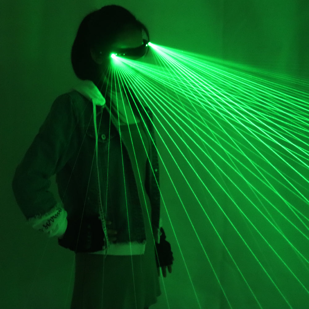 Green Laser Glasses Light Dancing Stage Show DJ Club Party Green Laserman Show Gloves Multi Beams