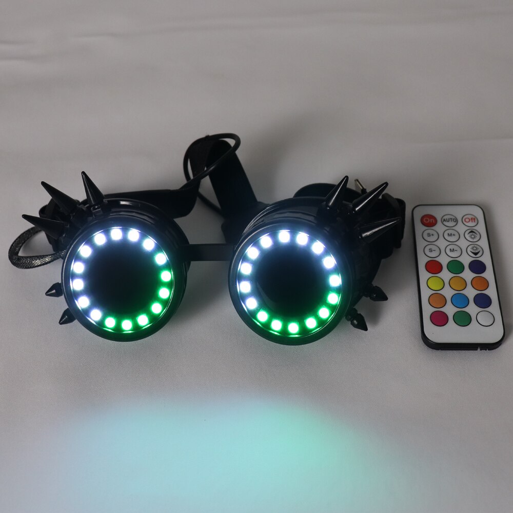 نظارات بكسل برو LED، عدسات المشكال، أكثر من 350 وضعًا، أضواء مكثفة
