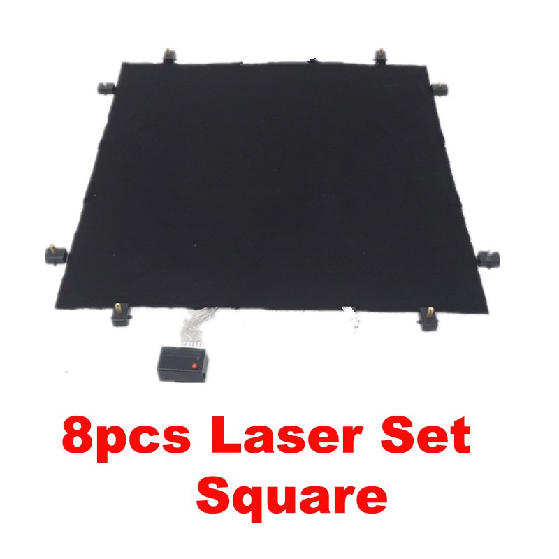 Green Laser Dancing Mat LED Luminous Small Stage,Laser Rain Northern Lights Stage Performance Lighting Props