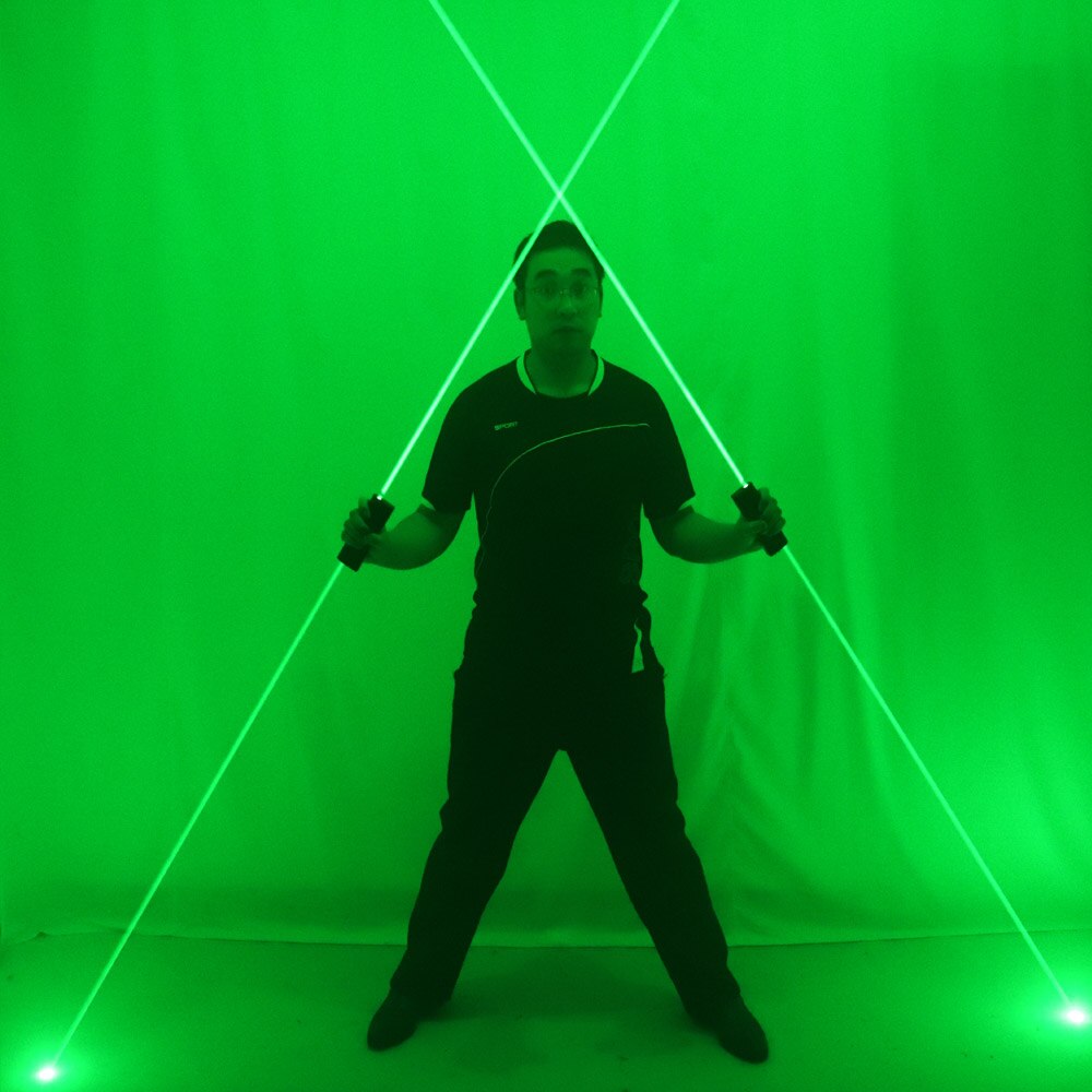 Mini Dual Direction Green Red Bule Laser Sword For Laser Man Show