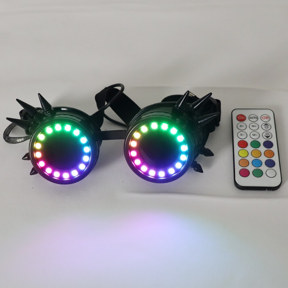 نظارات بكسل برو LED، عدسات المشكال، أكثر من 350 وضعًا، أضواء مكثفة