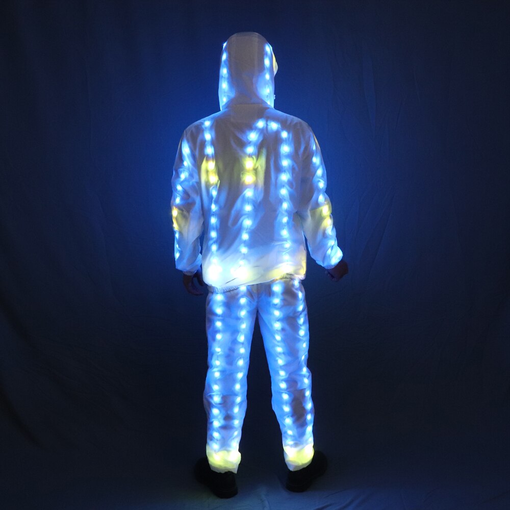LED Light Up Tracksuit | Pixel Full Color Costume for Rave, Party & Stage - Temlaser.net
