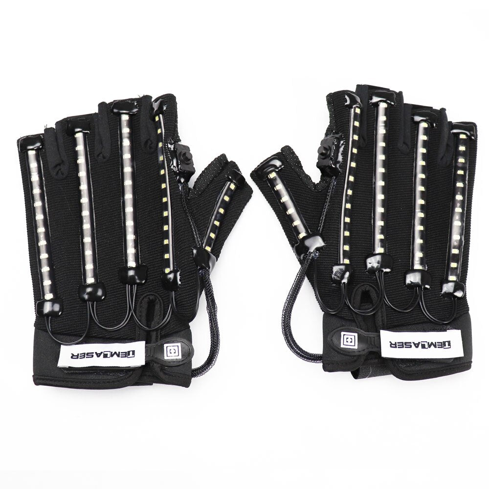 LED-Handschuhe Laser-Show Kleidungsstück Bühne, Requisiten Nachtclub-Sängerin-Tänzerin-Helle LED-Licht-Handschuhe