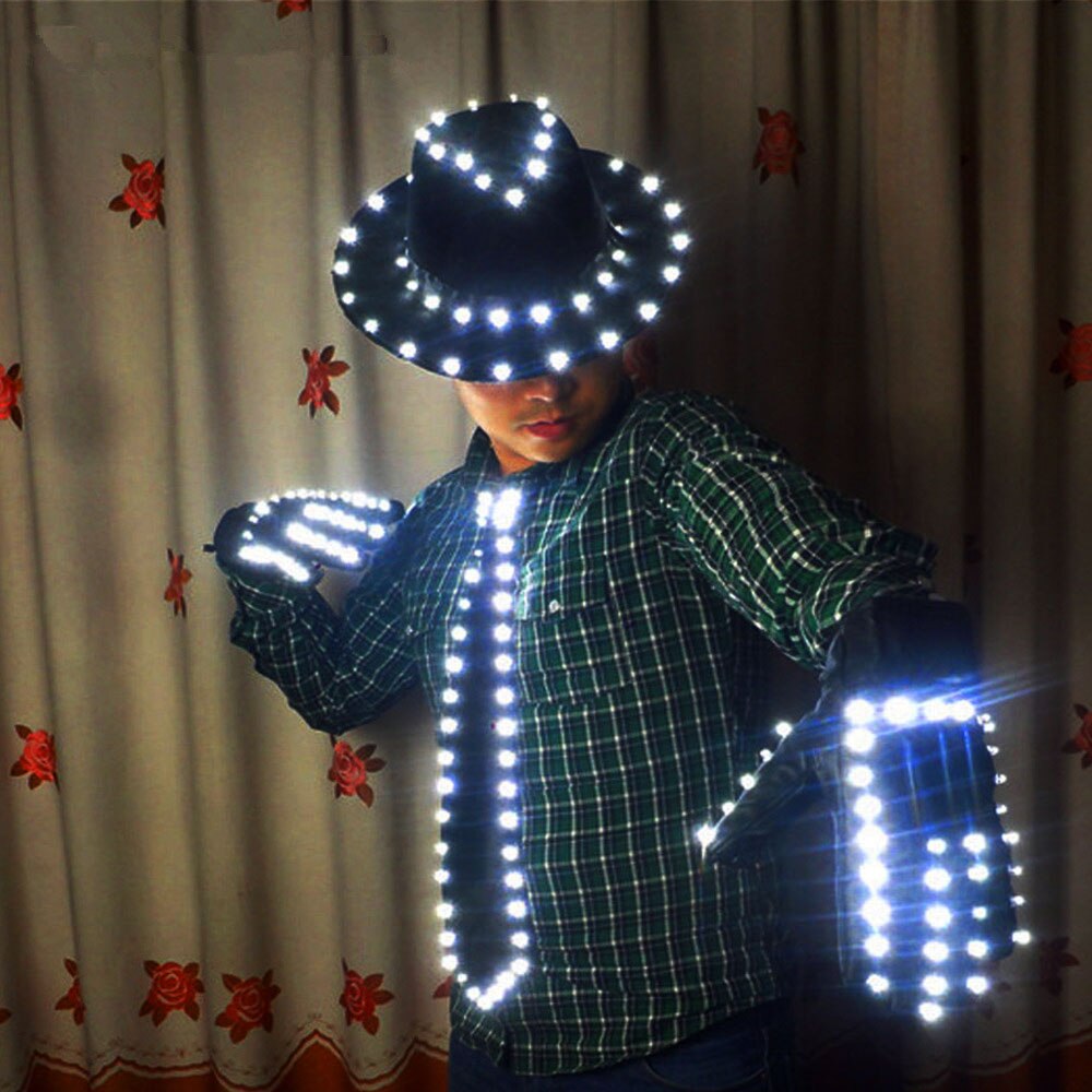 LED Costume Clothes Festive Party Supplies LED Stage Wear LED Suit  for Michael Jackson  Jacket Cosplay Costume