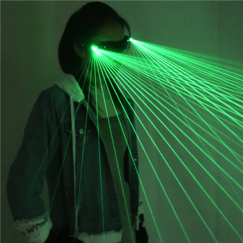 Red Green Bule Beams Stage Laser Glasses DJ Stage Laser Show Sunglasses Goggles Ballroom Dance Acessories