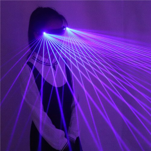 الأحمر 650nm الليزر النظارات أدى قفازات حانة النادي DJ يظهر مع الليزر الأحمر LED مرحلة نظارات