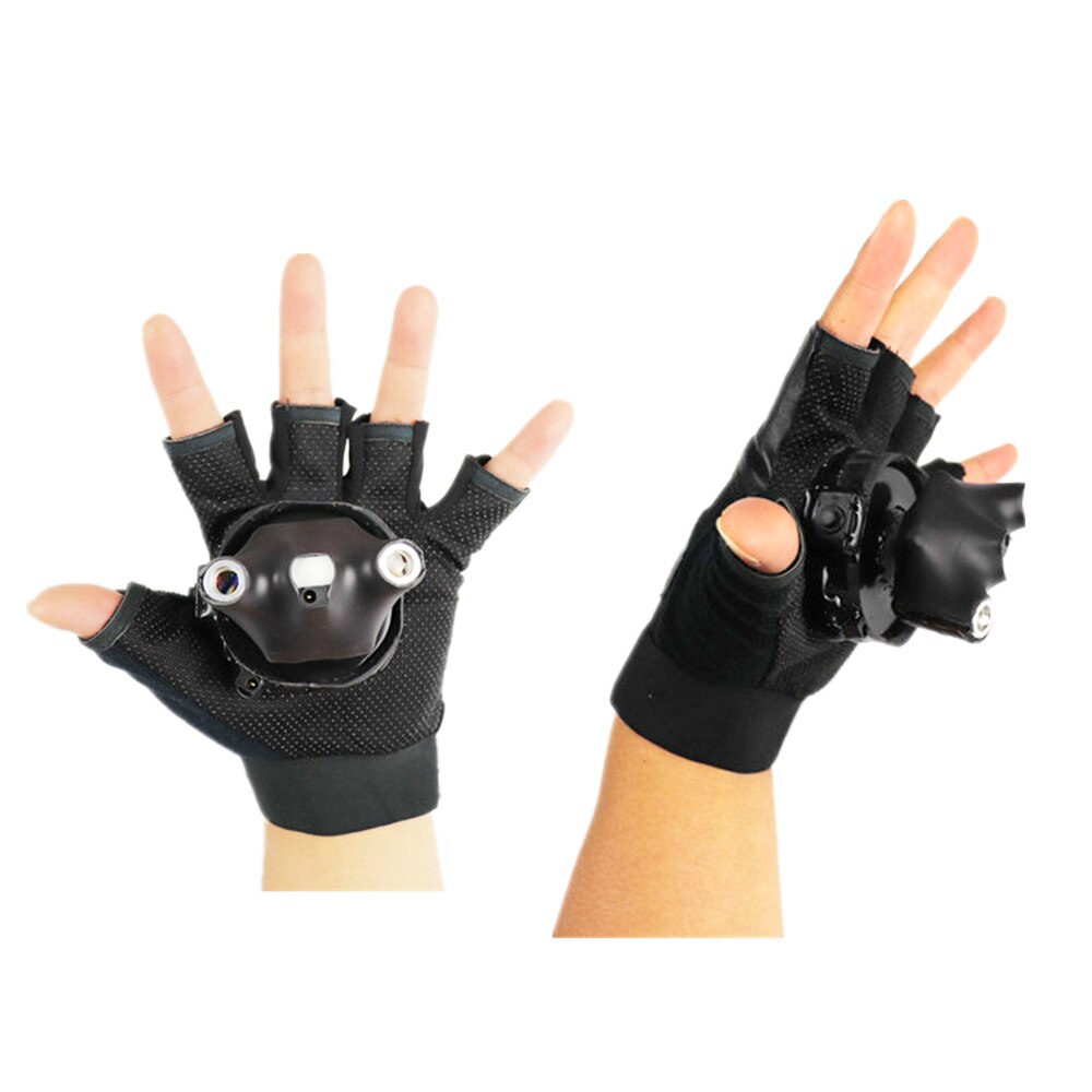 Gants laser bleu vert rouge pour DJ Dancing Club True Blue Rotating LED Gants Light Pub Party Laser Show