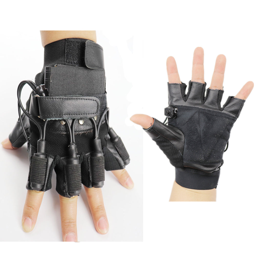 Gants laser bleu violet avec 4pcs 405nm Laser Stage Gloves pour DJ Club Party Show