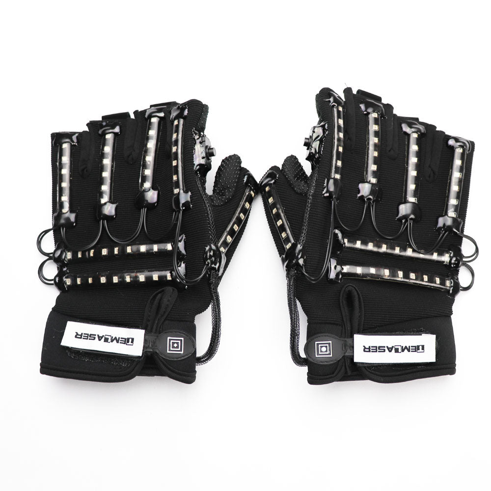 Neues Design LED Licht Emittierende Kostüme LED Leuchtende Brille Handschuhe Bühne Requisiten für Kinder Geburtstagsgeschenk