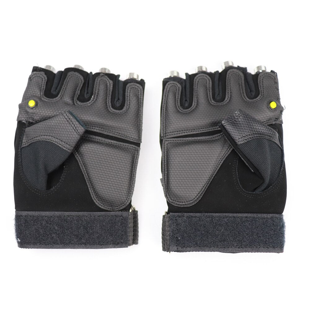 2 en 1 gants laser vert multi-lignes LED gants laser lunettes lumineuses, pour LED Robot Suit robe lumineuse Bar Party Music Festiv