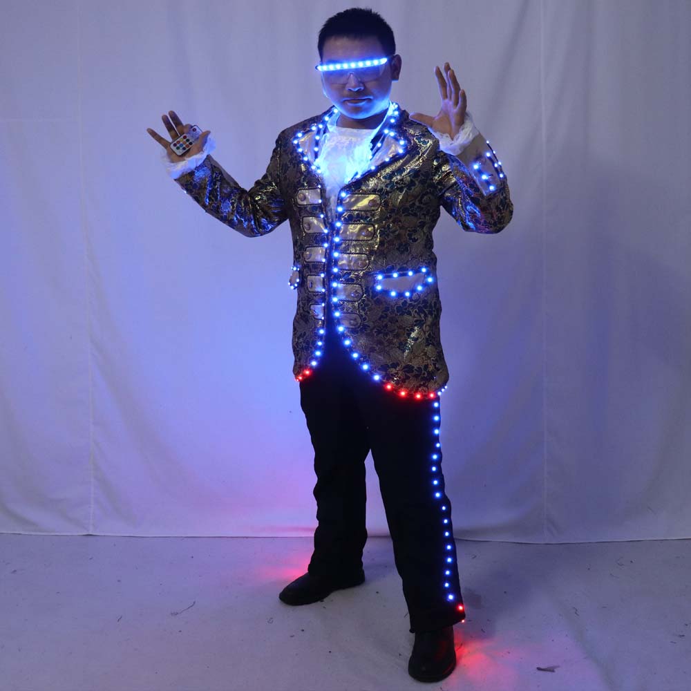 LED Court Suits Symphony of Light-emitting Tuxedo Full-color Digital Pixel LED Running Horse 350 Art of Effects