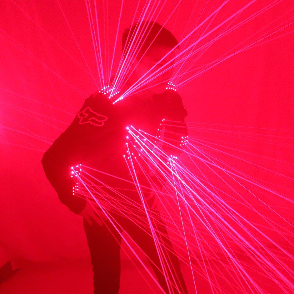 Laser rouge Gilet LED Vêtements, Laser Robot Costume de Laser de l'Homme des Costumes pour Discothèque artistes Interprètes ou exécutants