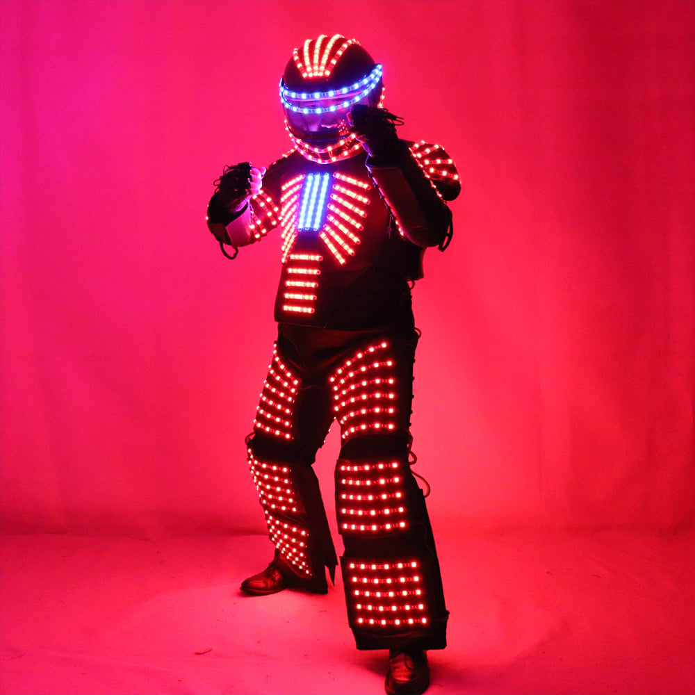 LED Robot Costume Robots Clothes DJ Traje Party Show Glow Suits  for Dancer Party Performance Electronic Music Festival DJ Show