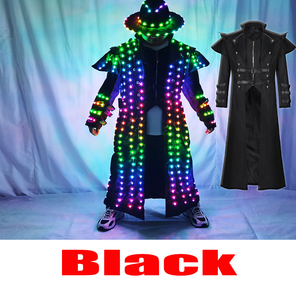 LED Light Up Robot Costume Jacket - Cosplay & Stage Wear for Dancers & Parties