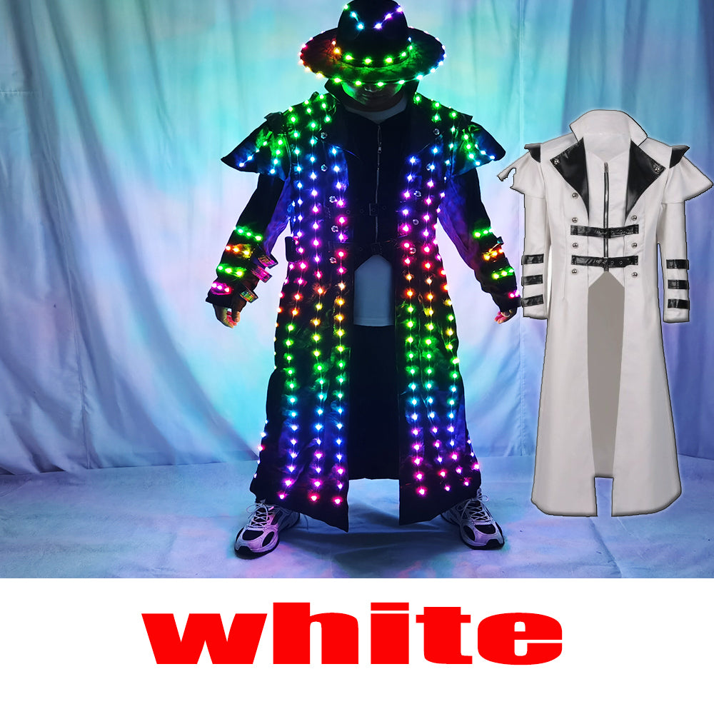 LED Light Up Robot Costume Jacket - Cosplay & Stage Wear for Dancers & Parties