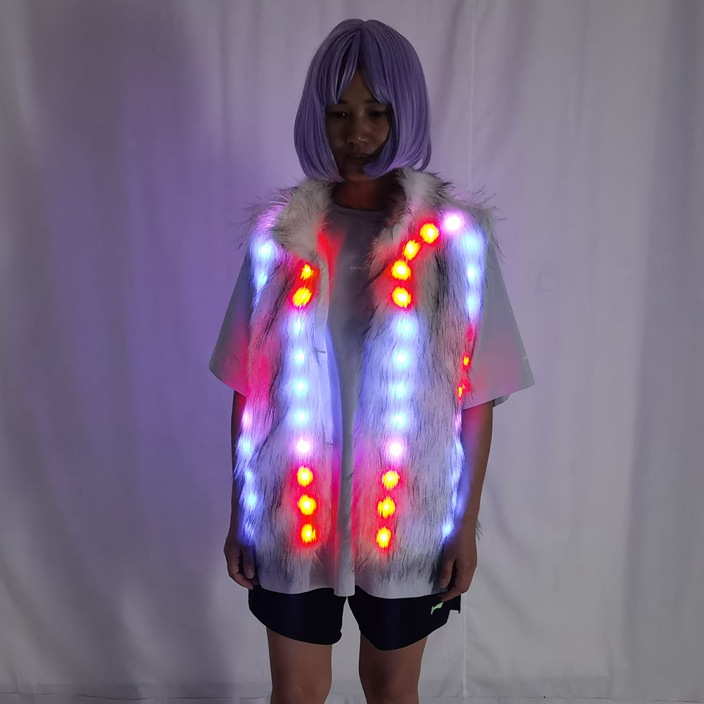 Moda baile LED tutu falda hasta neón fantasía arco iris Mini tutu fancy traje adulto falda de luz TFS corset tutador falda