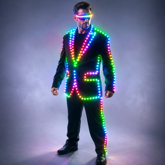 Tron RGB Light Up Suit - Ultimate Stage Dance Costume Outfit