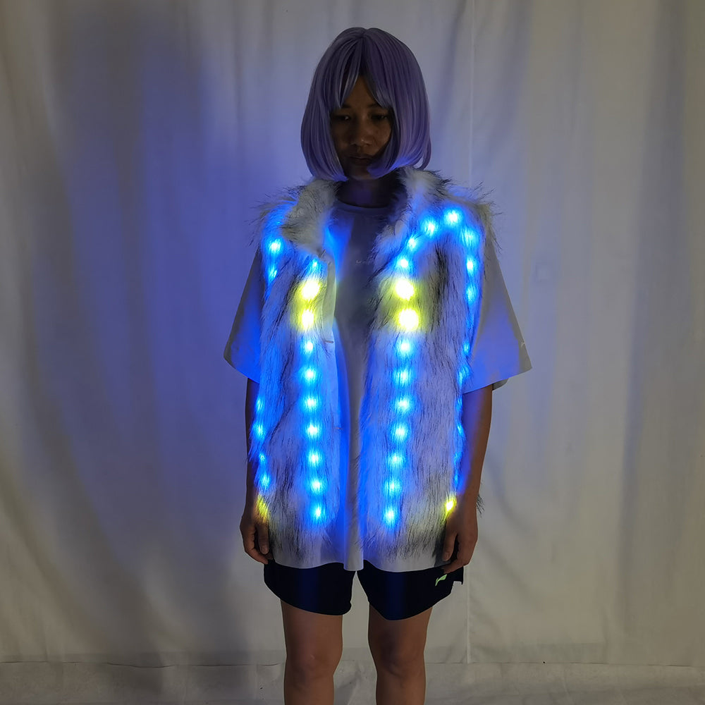 Moda baile LED tutu falda hasta neón fantasía arco iris Mini tutu fancy traje adulto falda de luz TFS corset tutador falda