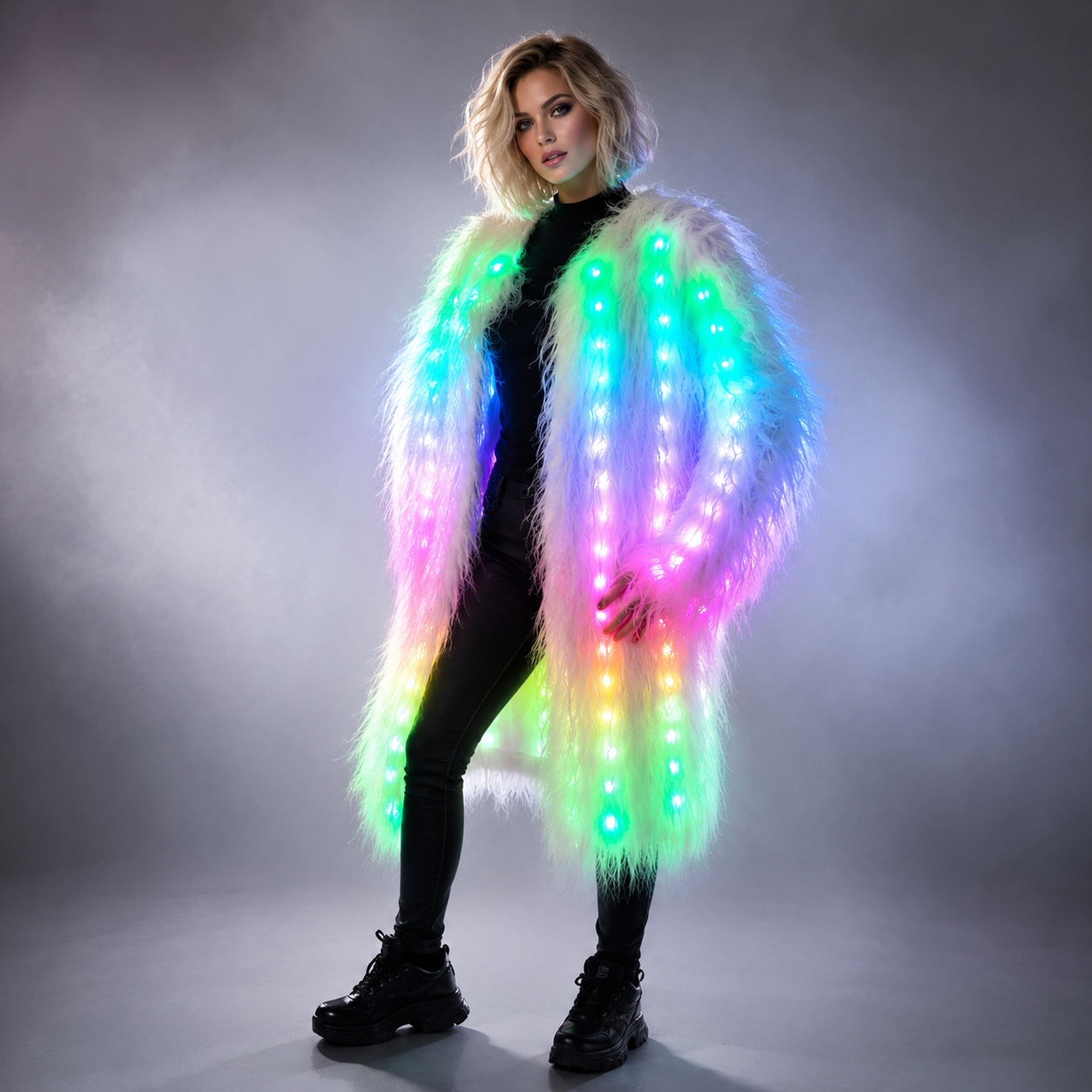 Sposa luce su abiti luminosi LED Costume Ballet tutu led abiti per ballate gonne festa di nozze