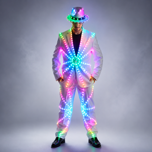 Full Color Light Up LED Suit - Glowing Stage Performance Outfit