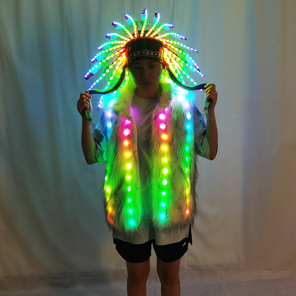 Moda Mini LED Falda sexy Fiesta Club nocturno Mini faldas Moda femenina ajustada Falda integral
