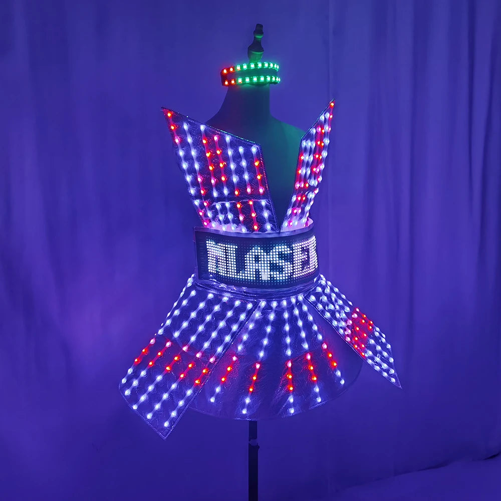 dj party dress Luxury Birthday Party Dresses Sparkly Colorful Rhinestones Sexy Hollow Out Mesh Mini Dress Women Evening DJ Nightclub Stage Wear