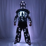 Charger l&#39;image dans la galerie, LED Robot Costume Luminous Suit Men Gogo Singer Guest Dancer Costume Suit Hero Light Armor For Stage Party Wear
