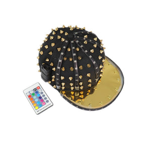 Adult Girl LED Party Flashing Jazz Hat Sequins Cap Sports Fitness Bike Birthday Gift Glow Wedding Party Supplies Gift