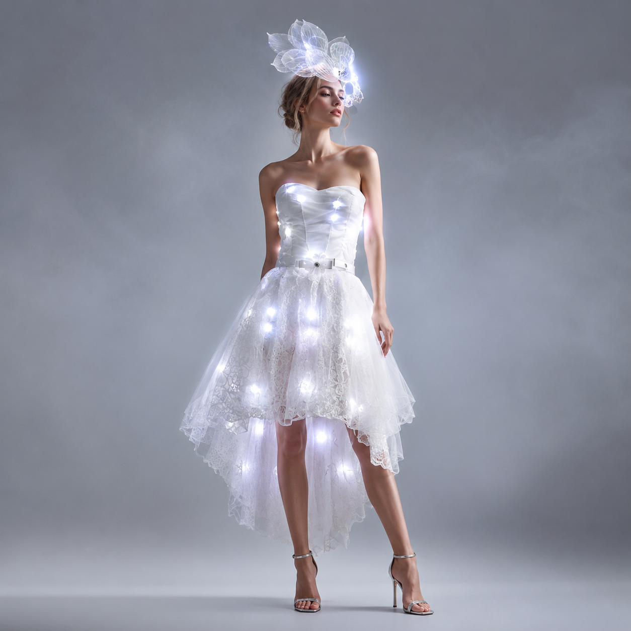 Full Color Lighting Tutu Skirt - Sexy Mini & Court Style Costume for Ballet & Events