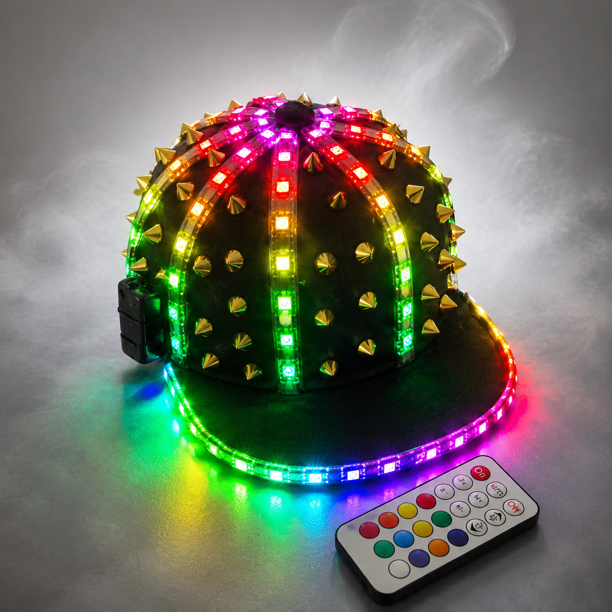 Adult Girl LED Party Flashing Jazz Hat Sequins Cap Sports Fitness Bike Birthday Gift Glow Wedding Party Supplies Gift