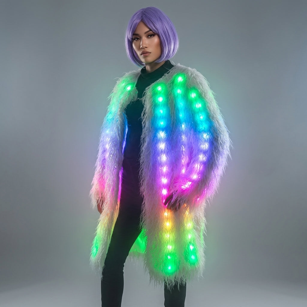 Sposa luce su abiti luminosi LED Costume Ballet tutu led abiti per ballate gonne festa di nozze