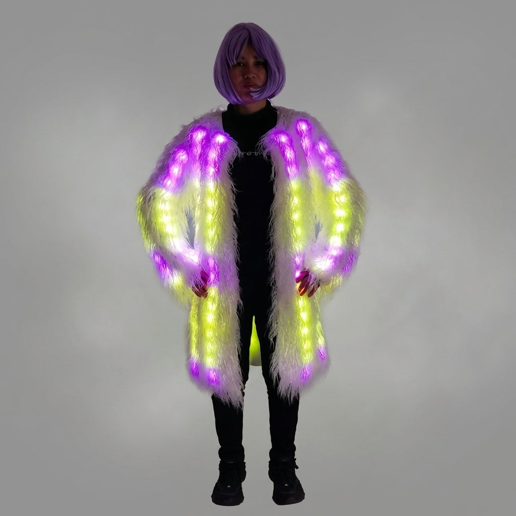 Sposa luce su abiti luminosi LED Costume Ballet tutu led abiti per ballate gonne festa di nozze