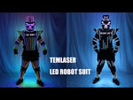 Carica e avvia il video nel visualizzatore di galleria, Robot a LED a colori completo Suit Colorous Luminous Glowing Wears Dancing Costumes Model Show Dress Clothe DJ Bar Performance
