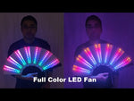 Load and play video in Gallery viewer, Full Color LED Fan Stage Performance Dancing Lights Fans Over 350 Modes Microlights Infinite Colors Rave Club EDM Music Party
