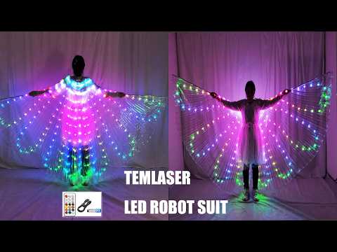 Isis Wings Belly Dance Led Dance Stick Led Butterfly Wing Ouverture Adultes Lampe Accessoires 360 Degrés Performance Accessoires