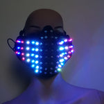 Laden Sie das Bild in den Galerie-Viewer.Bunte LED-Masken Hero Face Guard PVC-Maskerade-Party Halloween-Geburtstag LED-Masken
