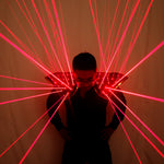 Load image into Gallery viewer, Red Laser Suit, LED Vest, Luminous Waistcoat  Laser Gloves  Glasses For Laser Show
