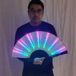 Load image into Gallery viewer, Full Color LED Fan Stage Performance Dancing Lights Fans Over 350 Modes Microlights Infinite Colors Rave Club EDM Music Party
