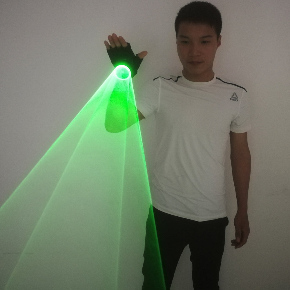 Green Laser Whirlwind Handheld Laser Cannon pour DJ Dancing Club Rotation Lasers Gants Light Pub Party Laser Show